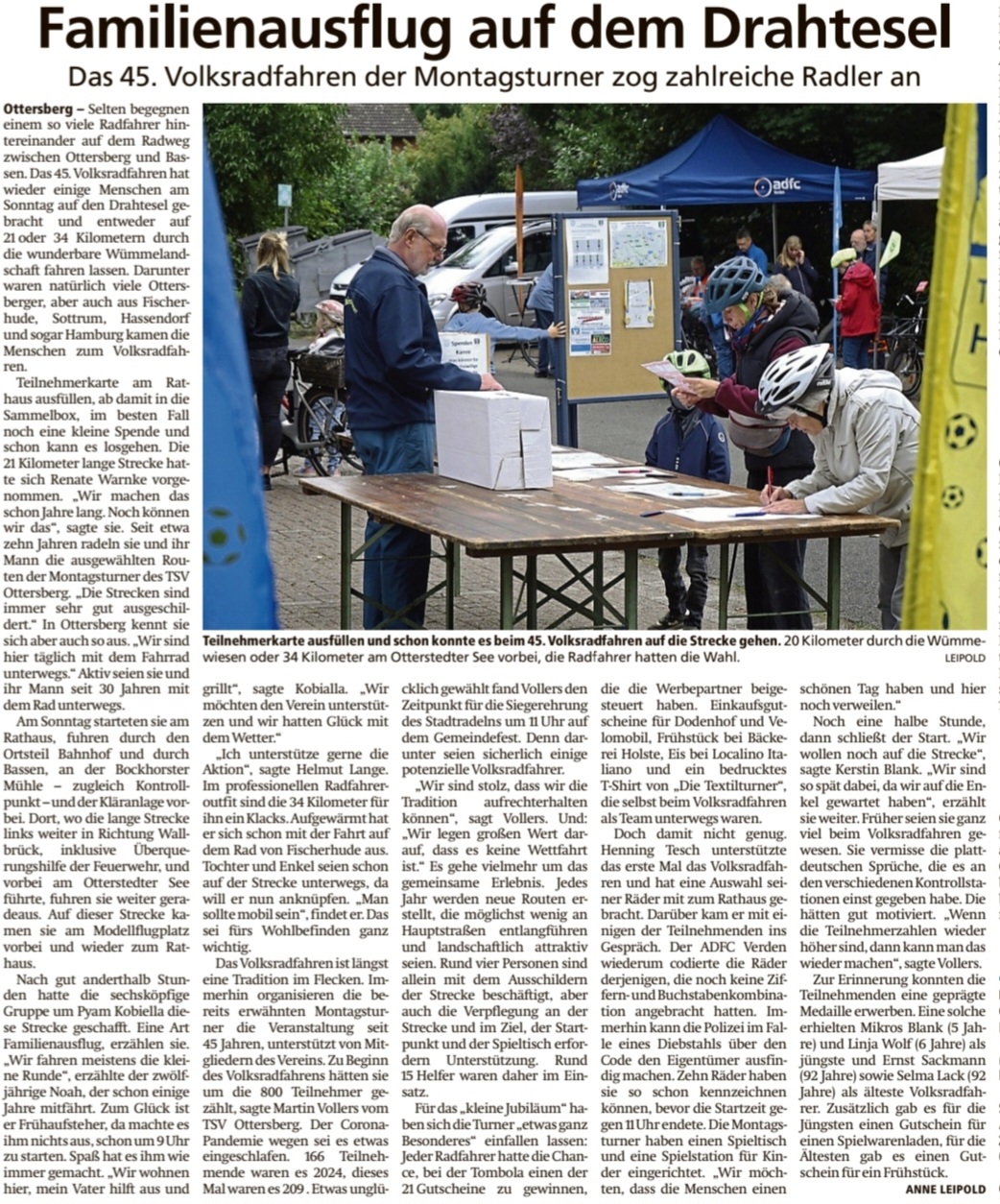 Artikel Achimer Kreisblatt 2025