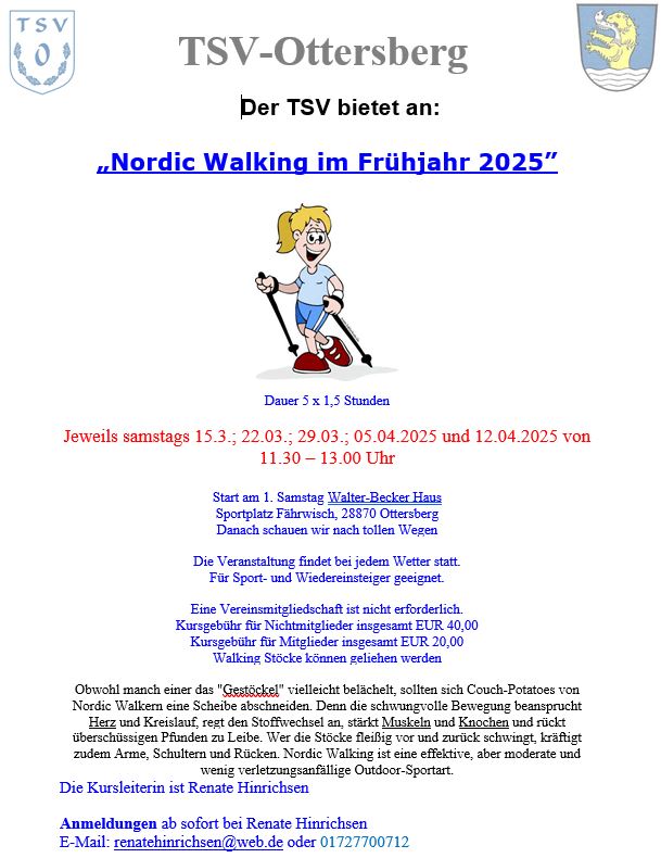 Nordicwalking Mrz 2025