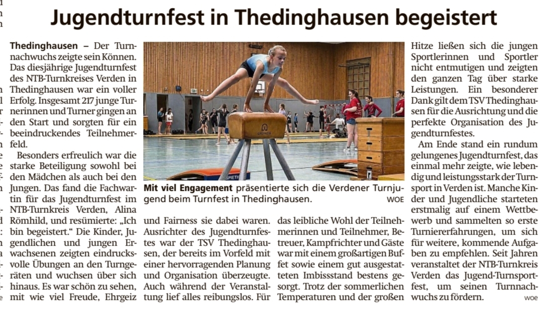 Zeitungsartikel KJSF 2026